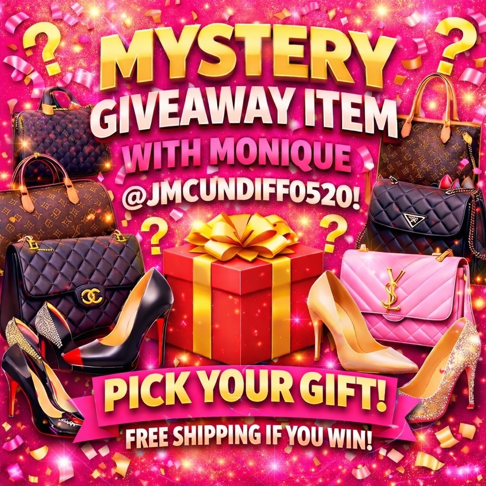 Flyer For Mystery Giveaway Item